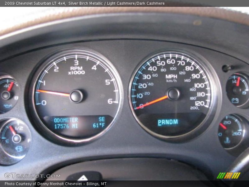 Silver Birch Metallic / Light Cashmere/Dark Cashmere 2009 Chevrolet Suburban LT 4x4
