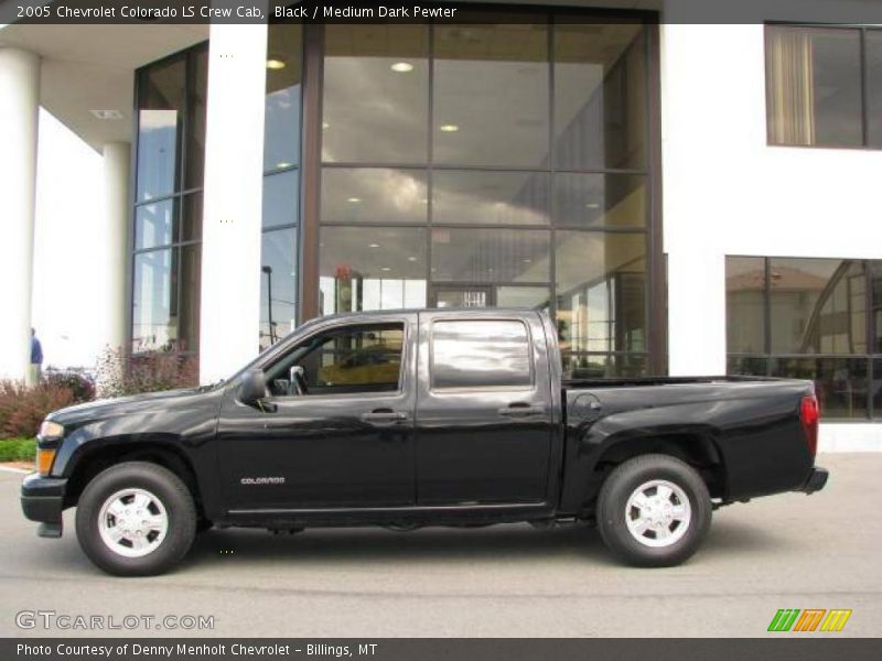 Black / Medium Dark Pewter 2005 Chevrolet Colorado LS Crew Cab