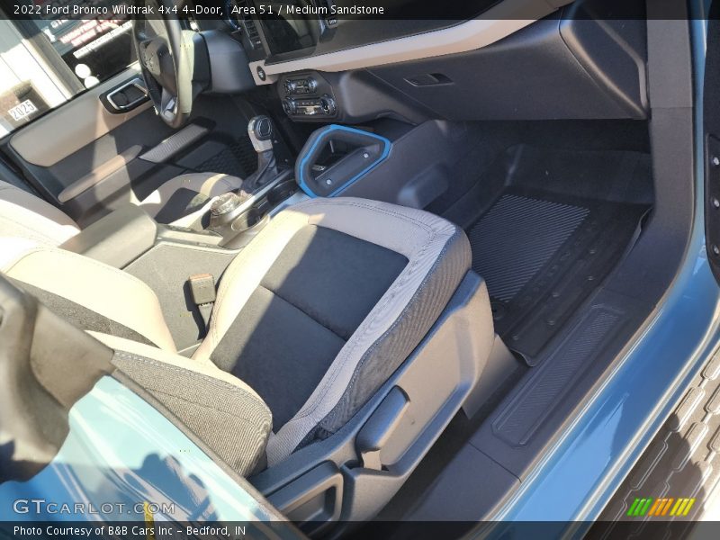 Front Seat of 2022 Bronco Wildtrak 4x4 4-Door