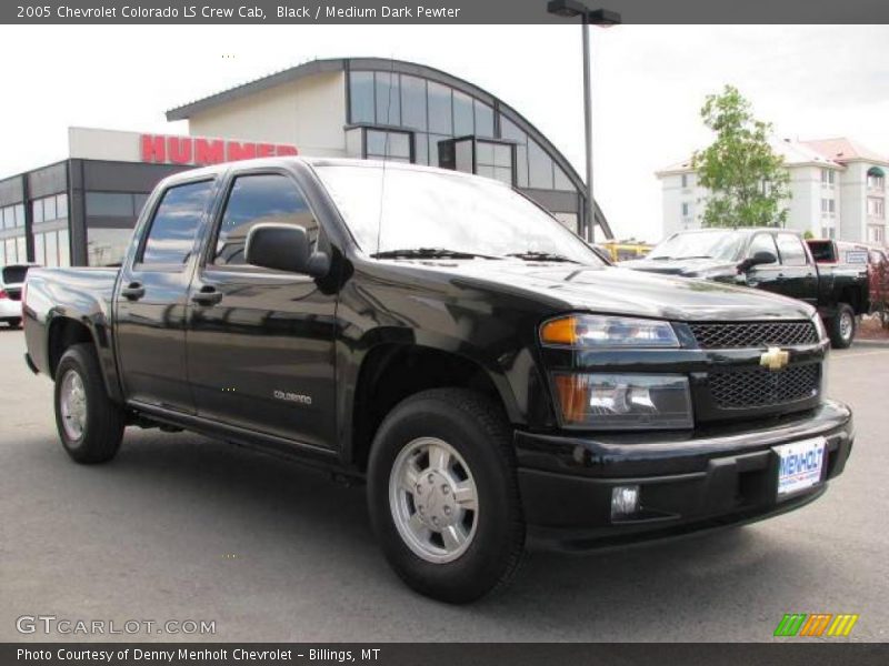 Black / Medium Dark Pewter 2005 Chevrolet Colorado LS Crew Cab