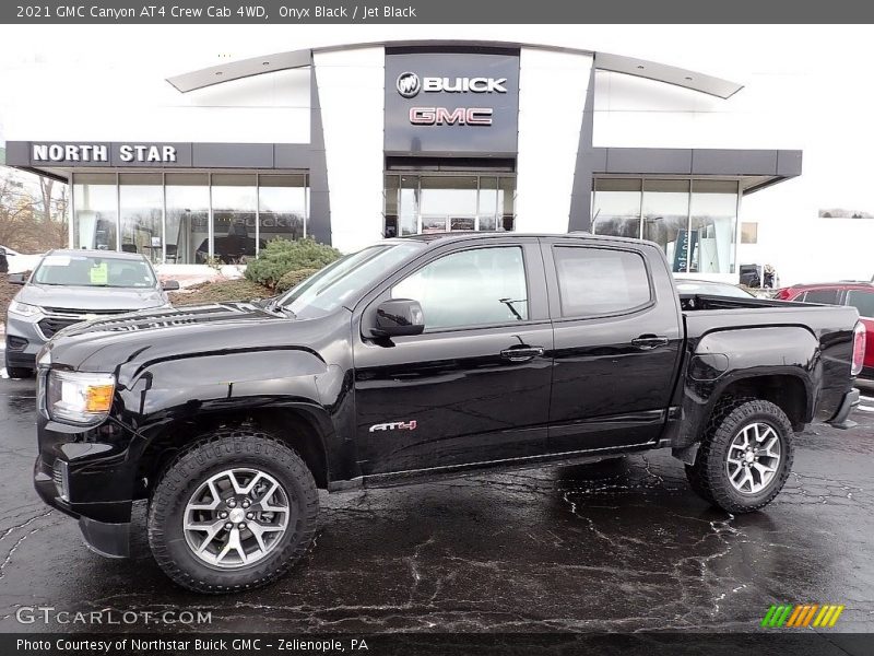 Onyx Black / Jet Black 2021 GMC Canyon AT4 Crew Cab 4WD