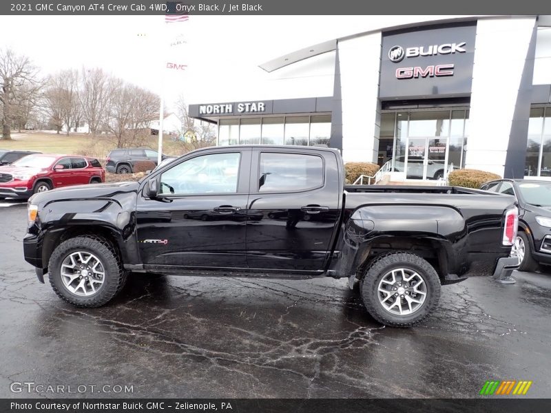 Onyx Black / Jet Black 2021 GMC Canyon AT4 Crew Cab 4WD