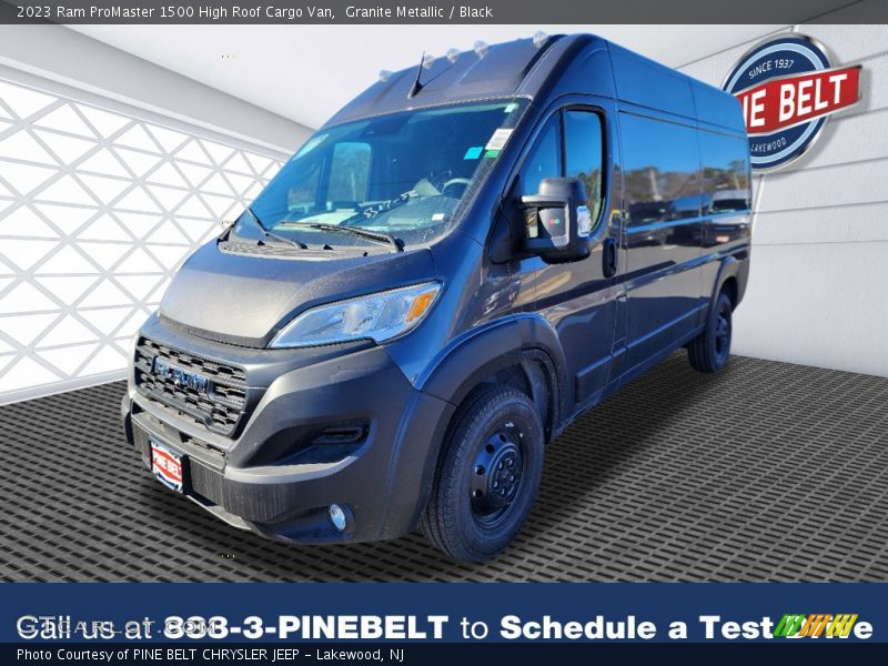 Granite Metallic / Black 2023 Ram ProMaster 1500 High Roof Cargo Van