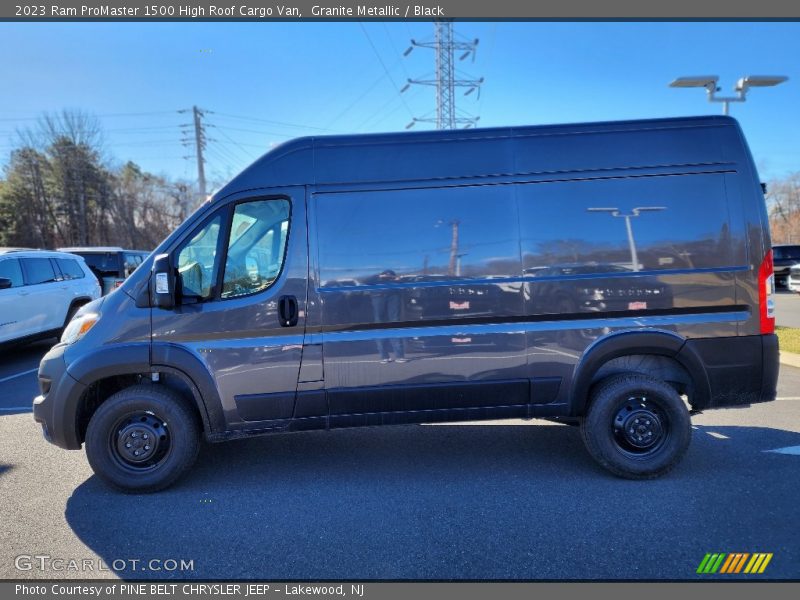 Granite Metallic / Black 2023 Ram ProMaster 1500 High Roof Cargo Van