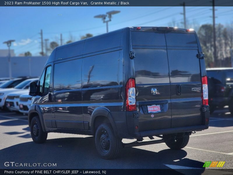 Granite Metallic / Black 2023 Ram ProMaster 1500 High Roof Cargo Van