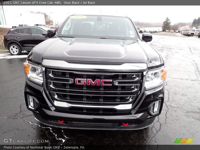 Onyx Black / Jet Black 2021 GMC Canyon AT4 Crew Cab 4WD