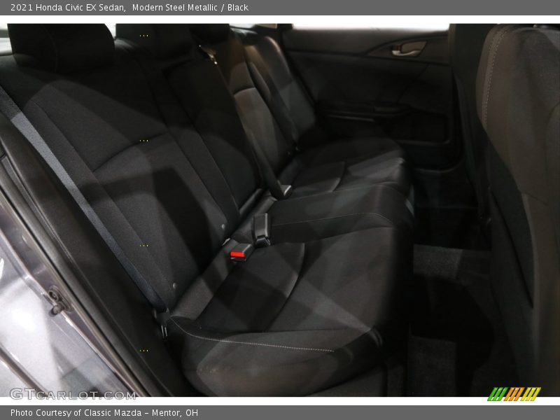 Modern Steel Metallic / Black 2021 Honda Civic EX Sedan
