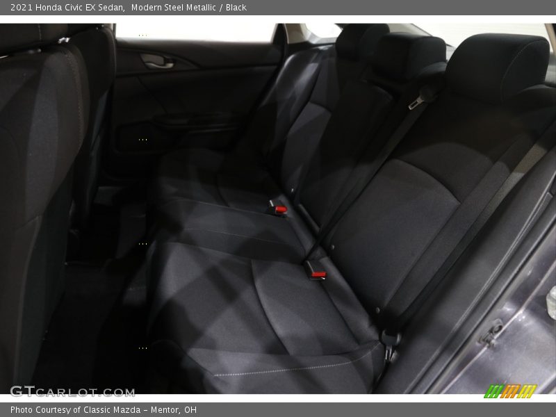 Modern Steel Metallic / Black 2021 Honda Civic EX Sedan