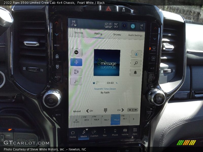 Pearl White / Black 2022 Ram 3500 Limited Crew Cab 4x4 Chassis