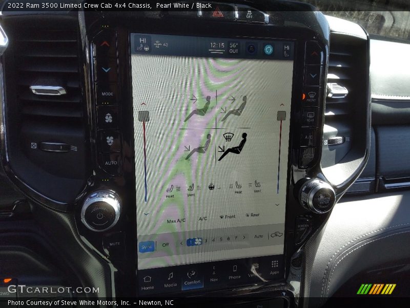 Pearl White / Black 2022 Ram 3500 Limited Crew Cab 4x4 Chassis