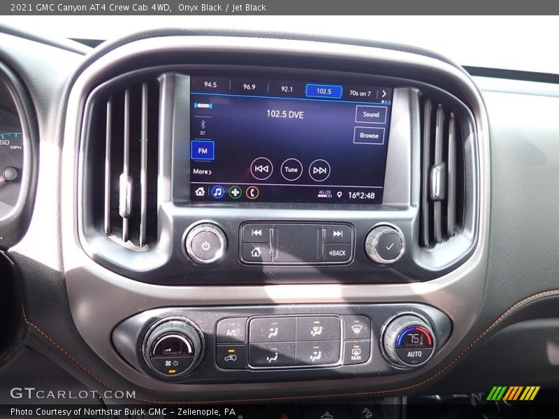 Controls of 2021 Canyon AT4 Crew Cab 4WD