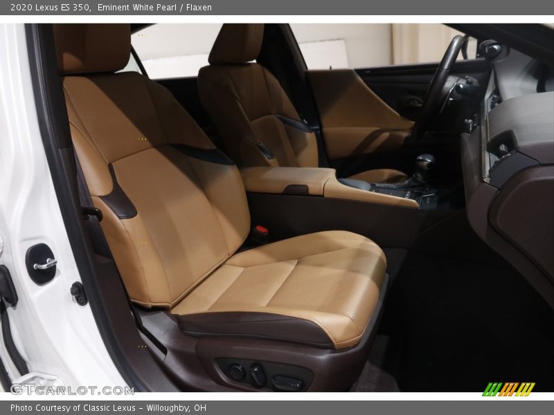 Eminent White Pearl / Flaxen 2020 Lexus ES 350