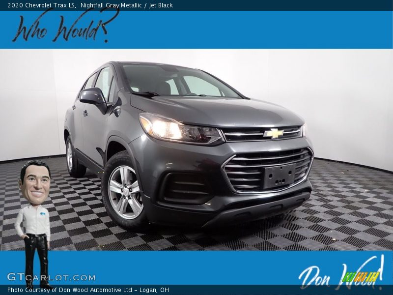 Nightfall Gray Metallic / Jet Black 2020 Chevrolet Trax LS