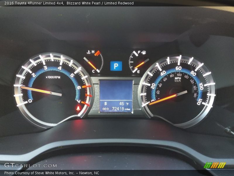  2016 4Runner Limited 4x4 Limited 4x4 Gauges