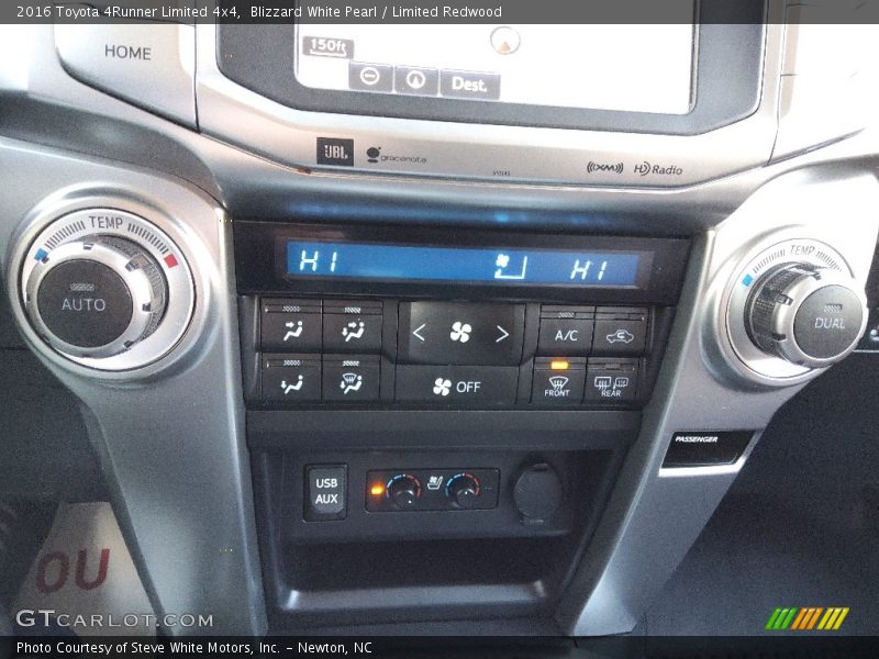 Controls of 2016 4Runner Limited 4x4