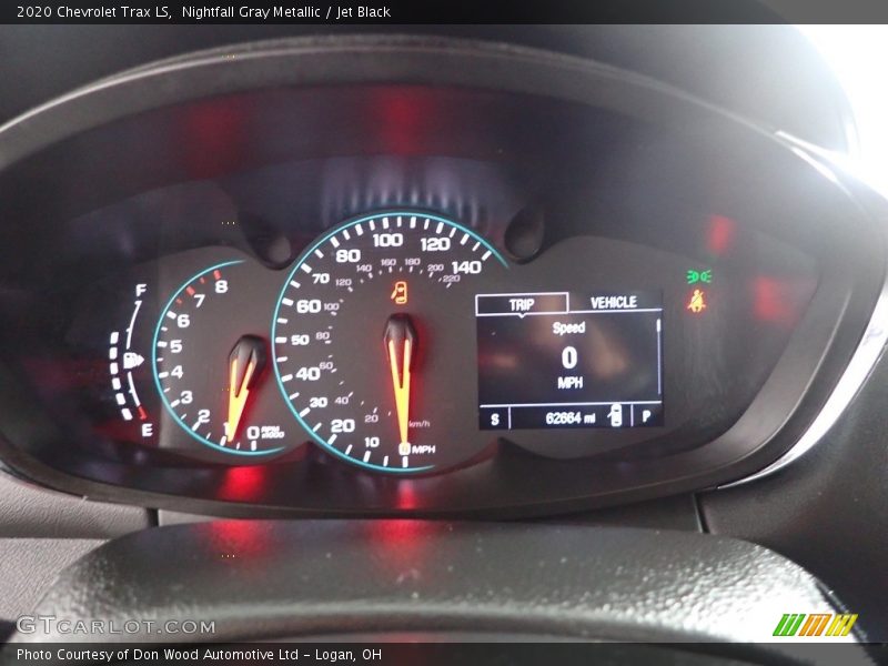 Nightfall Gray Metallic / Jet Black 2020 Chevrolet Trax LS