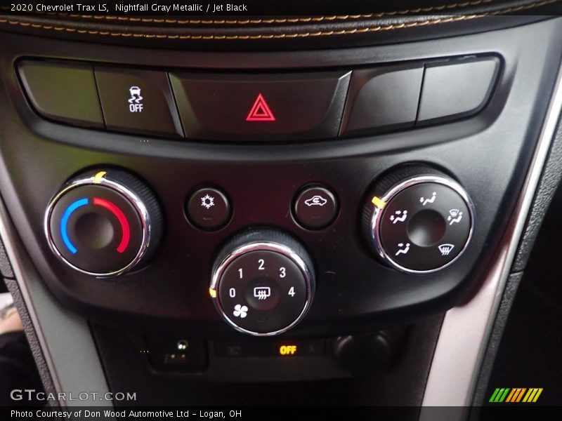 Nightfall Gray Metallic / Jet Black 2020 Chevrolet Trax LS