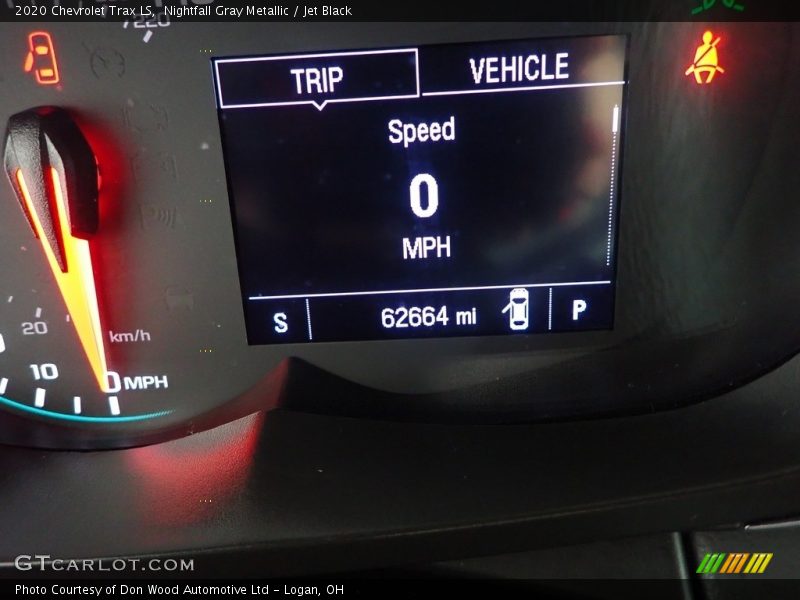 Nightfall Gray Metallic / Jet Black 2020 Chevrolet Trax LS