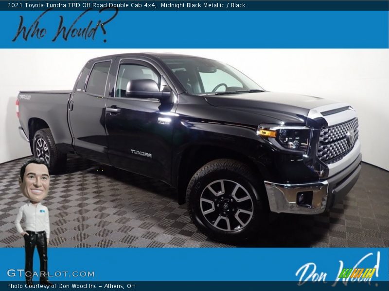 Midnight Black Metallic / Black 2021 Toyota Tundra TRD Off Road Double Cab 4x4