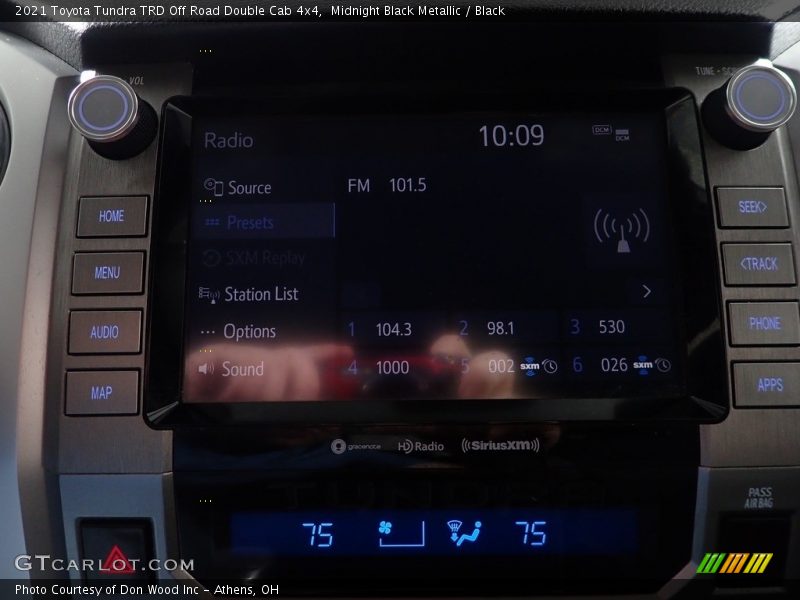 Midnight Black Metallic / Black 2021 Toyota Tundra TRD Off Road Double Cab 4x4