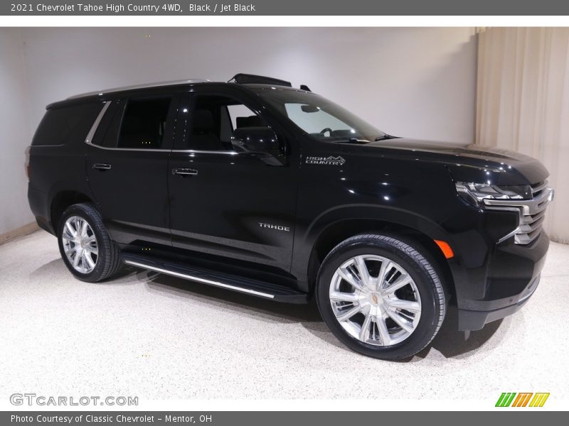 Black / Jet Black 2021 Chevrolet Tahoe High Country 4WD