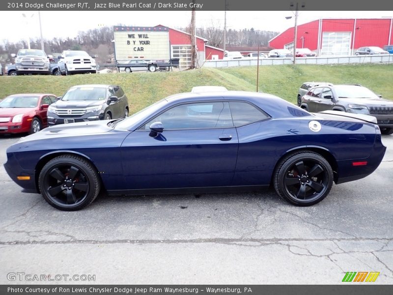 Jazz Blue Pearl Coat / Dark Slate Gray 2014 Dodge Challenger R/T