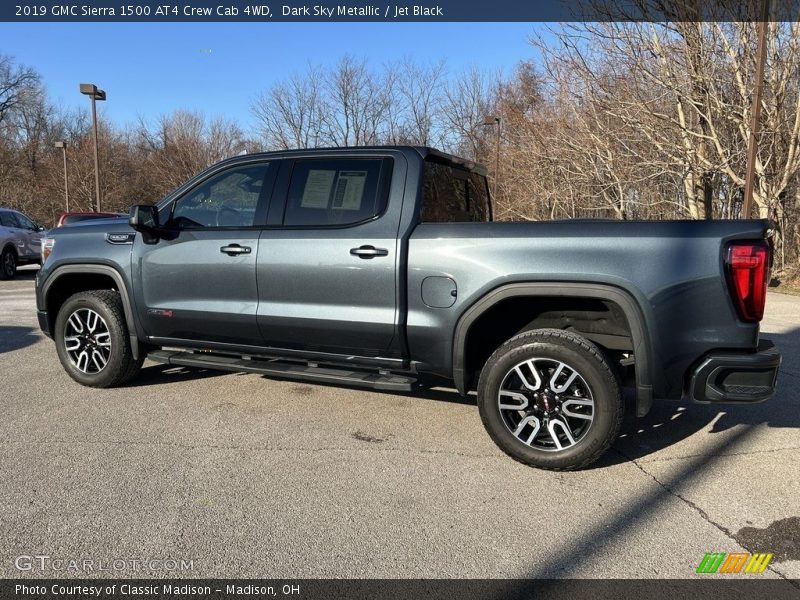 Dark Sky Metallic / Jet Black 2019 GMC Sierra 1500 AT4 Crew Cab 4WD