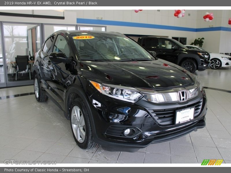 Crystal Black Pearl / Black 2019 Honda HR-V EX AWD