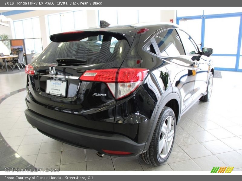 Crystal Black Pearl / Black 2019 Honda HR-V EX AWD