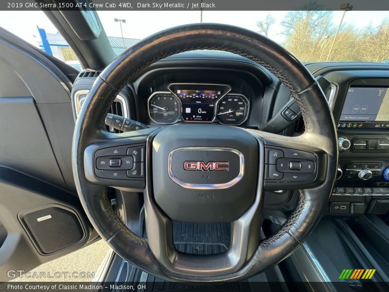 Dark Sky Metallic / Jet Black 2019 GMC Sierra 1500 AT4 Crew Cab 4WD