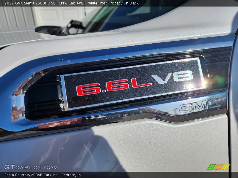 Info Tag of 2022 Sierra 2500HD SLT Crew Cab 4WD