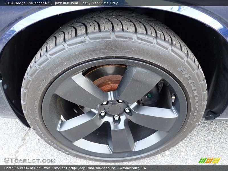 Jazz Blue Pearl Coat / Dark Slate Gray 2014 Dodge Challenger R/T