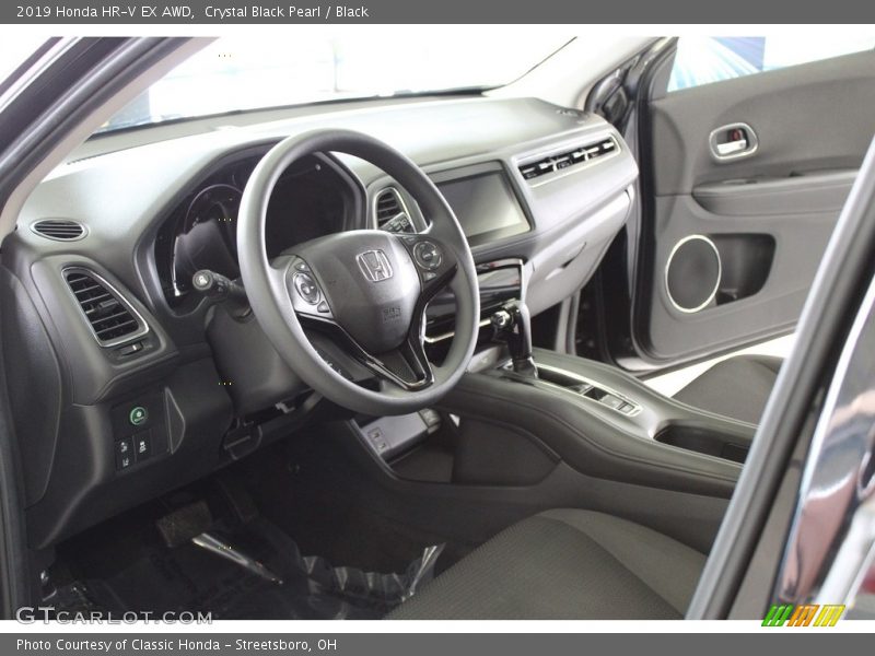 Crystal Black Pearl / Black 2019 Honda HR-V EX AWD