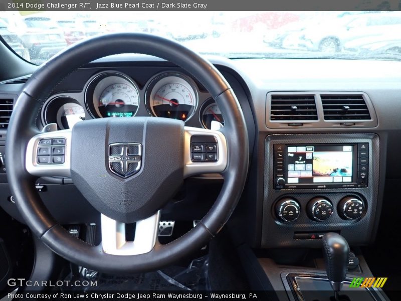Jazz Blue Pearl Coat / Dark Slate Gray 2014 Dodge Challenger R/T