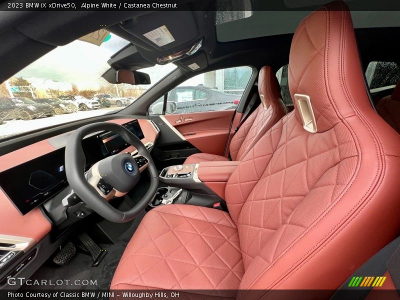 Front Seat of 2023 iX xDrive50