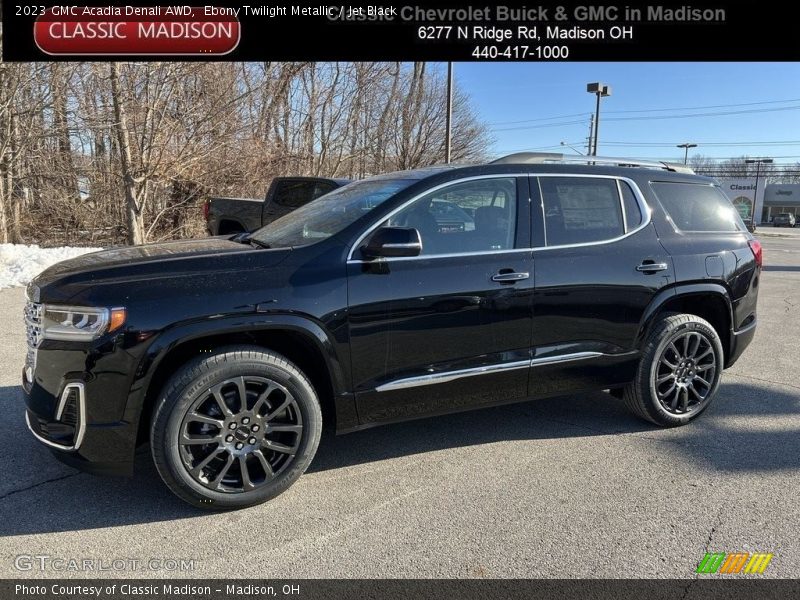 Ebony Twilight Metallic / Jet Black 2023 GMC Acadia Denali AWD