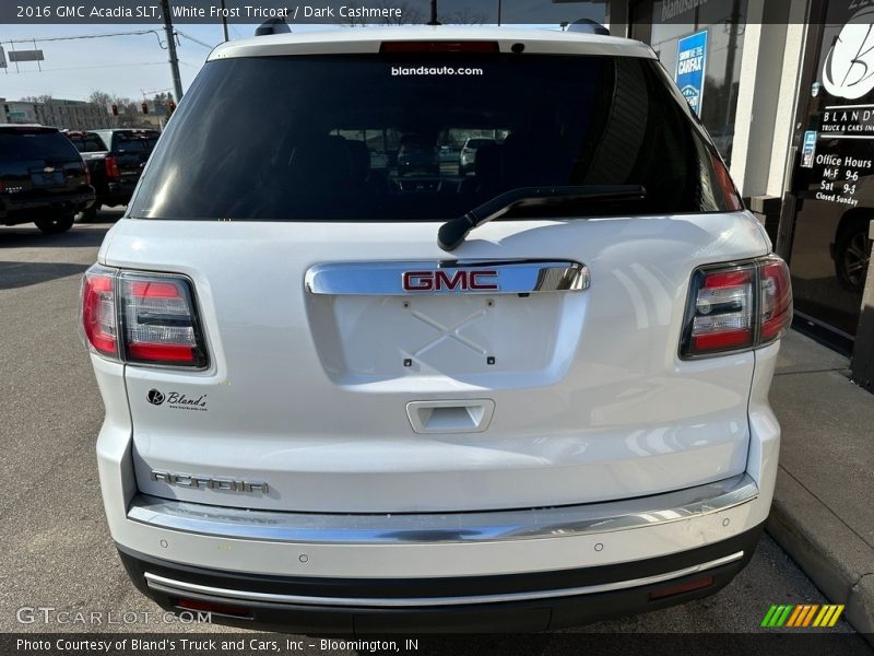 White Frost Tricoat / Dark Cashmere 2016 GMC Acadia SLT