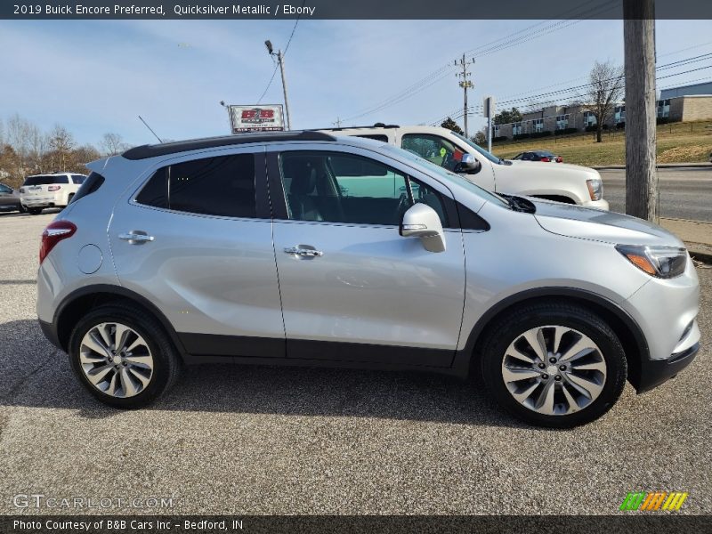 Quicksilver Metallic / Ebony 2019 Buick Encore Preferred