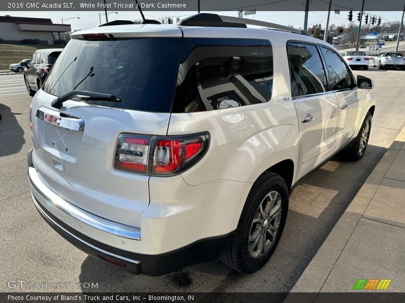 White Frost Tricoat / Dark Cashmere 2016 GMC Acadia SLT