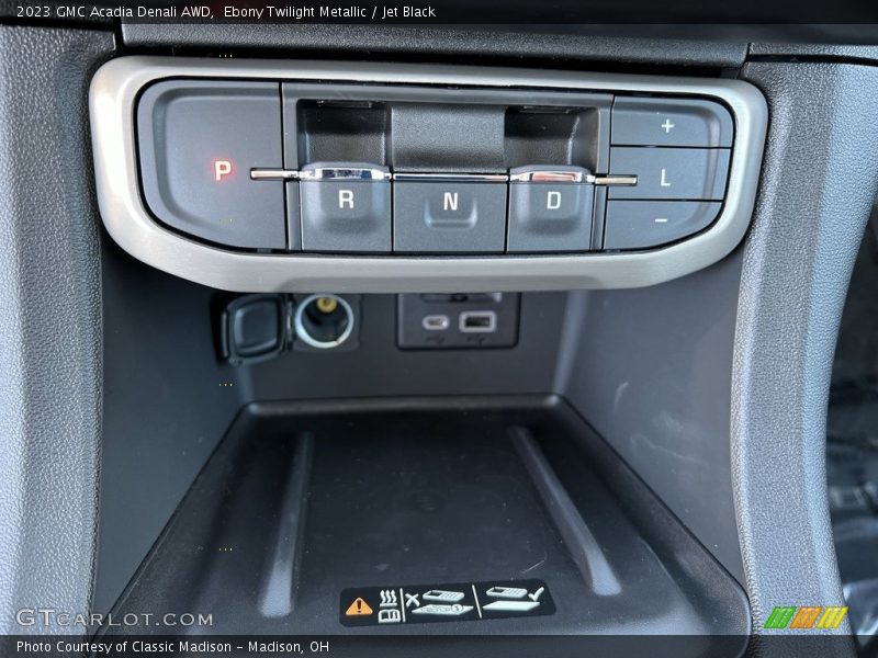 Controls of 2023 Acadia Denali AWD