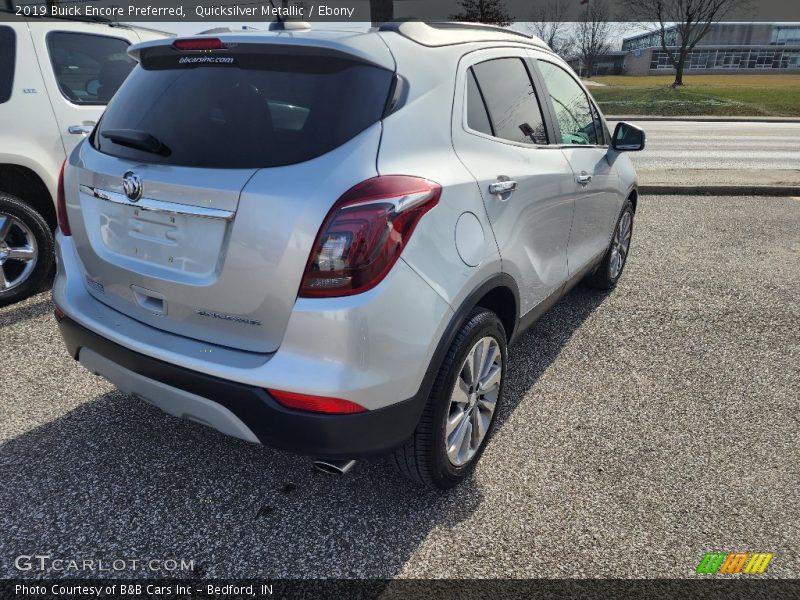 Quicksilver Metallic / Ebony 2019 Buick Encore Preferred