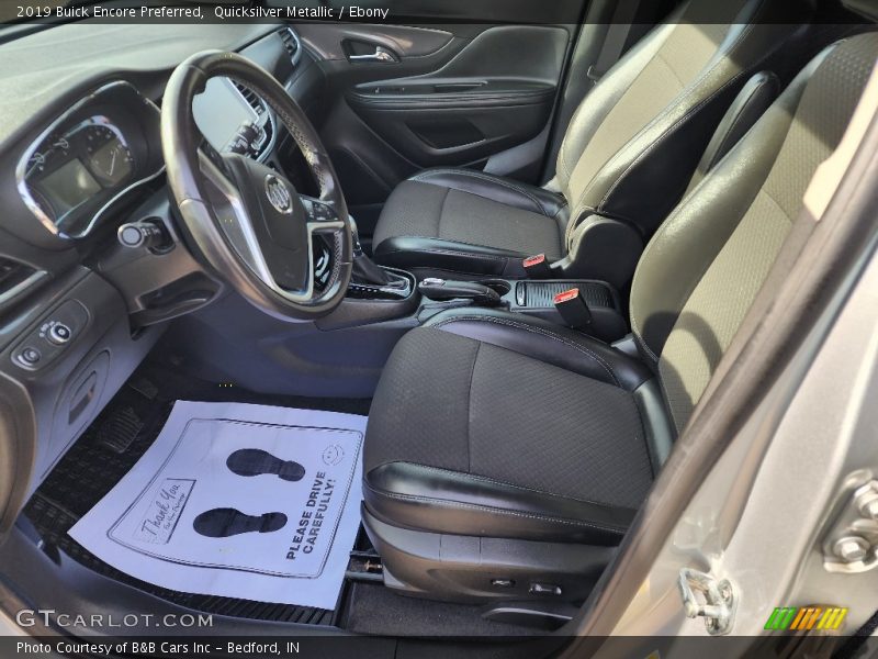 Quicksilver Metallic / Ebony 2019 Buick Encore Preferred