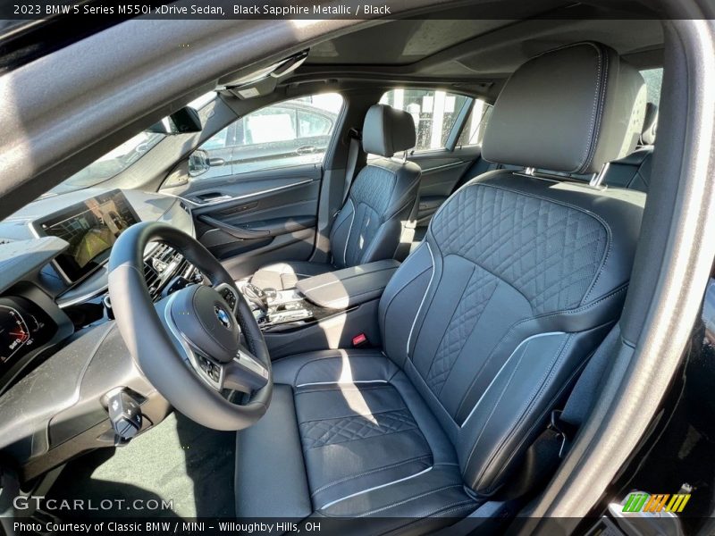  2023 5 Series M550i xDrive Sedan Black Interior