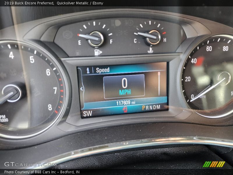 Quicksilver Metallic / Ebony 2019 Buick Encore Preferred