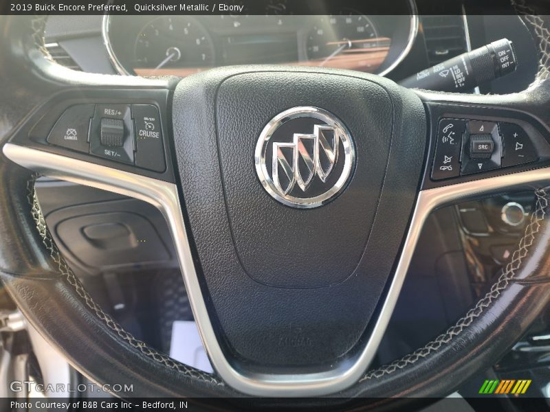 Quicksilver Metallic / Ebony 2019 Buick Encore Preferred