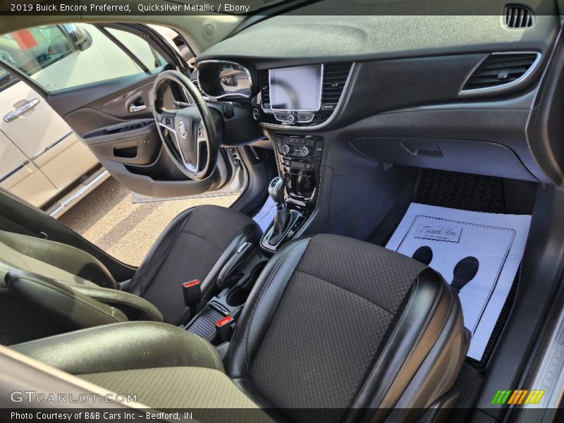 Quicksilver Metallic / Ebony 2019 Buick Encore Preferred