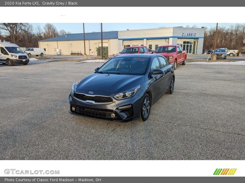 Gravity Grey / Black 2020 Kia Forte LXS