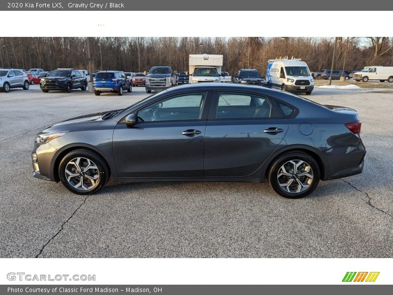 Gravity Grey / Black 2020 Kia Forte LXS