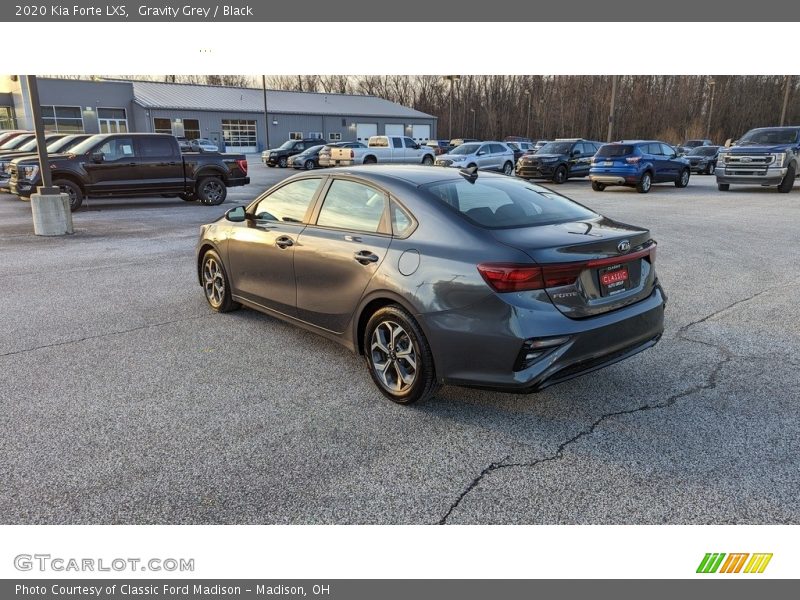 Gravity Grey / Black 2020 Kia Forte LXS