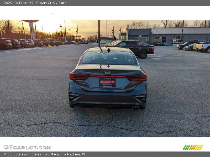 Gravity Grey / Black 2020 Kia Forte LXS